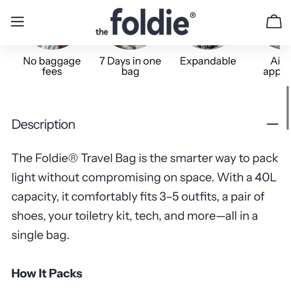 Foldie Travel Bag - Picture 5 of 6